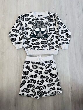 Star Wars 2pc matching sweatshirt and sweat shorts